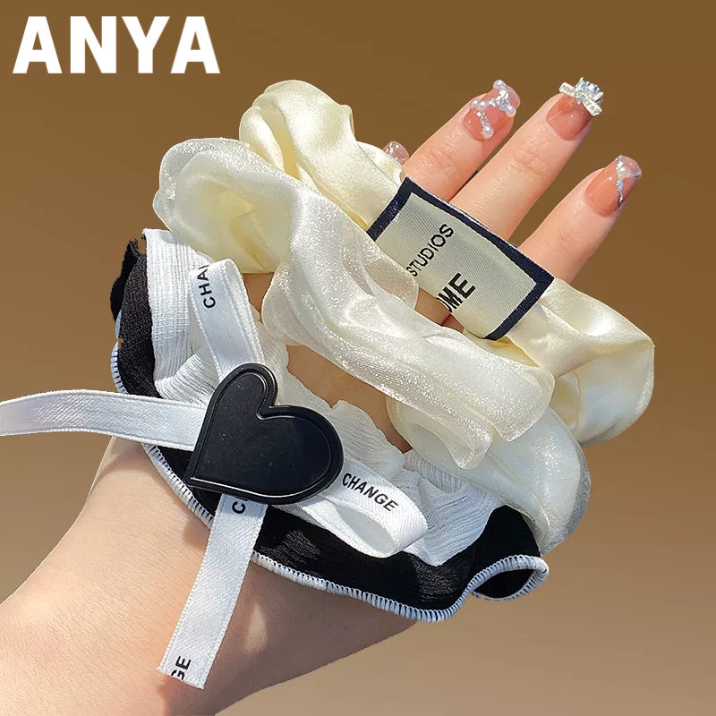Mùa Hè - Nơ Ngọc Trai Tóc Cao Su Co Giãn Cao Cấp, Phụ Kiện Tóc Đẹp