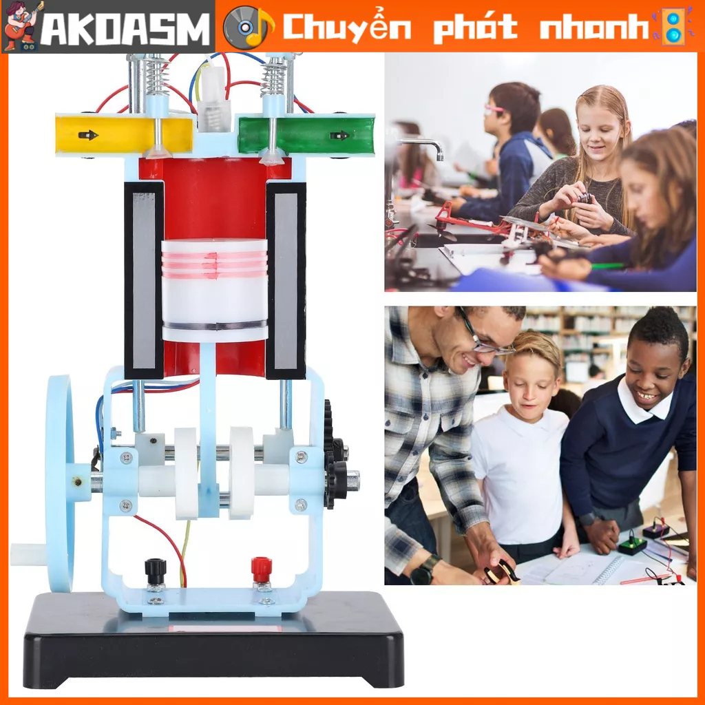 AKOASM Mô Hình Động Cơ Xăng 4 Thì Dạy Thí Nghiệm Vật Lý Chứng Minh ...
