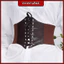 Đai Nịt Bụng Corset Màu Trắng Đen Phong Cách Gothic Punk