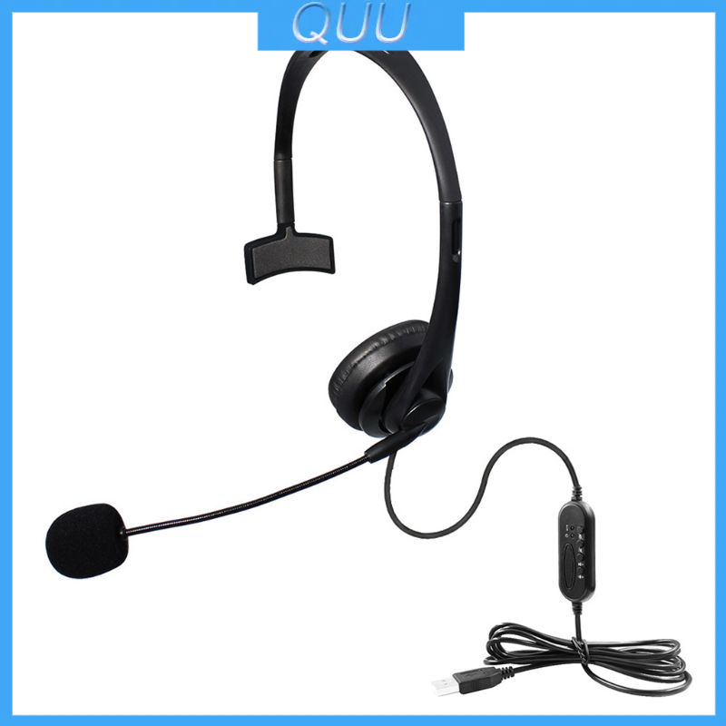 Tai nghe chống ồn có mic đàm thoại kết nối USB cho máy tính văn phòng ...