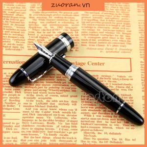 New Jinhao 159 Black And Silver for M Nib Fountain Pen Thick