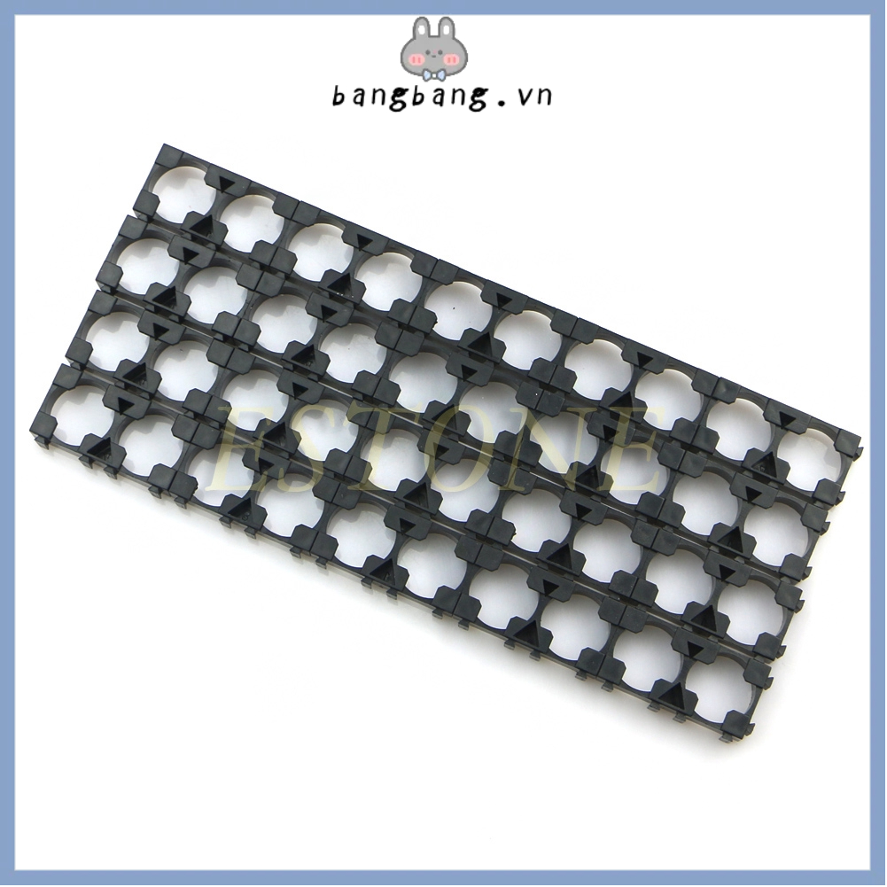 Bộ 10 khung để pin 18650 bằng nhựa