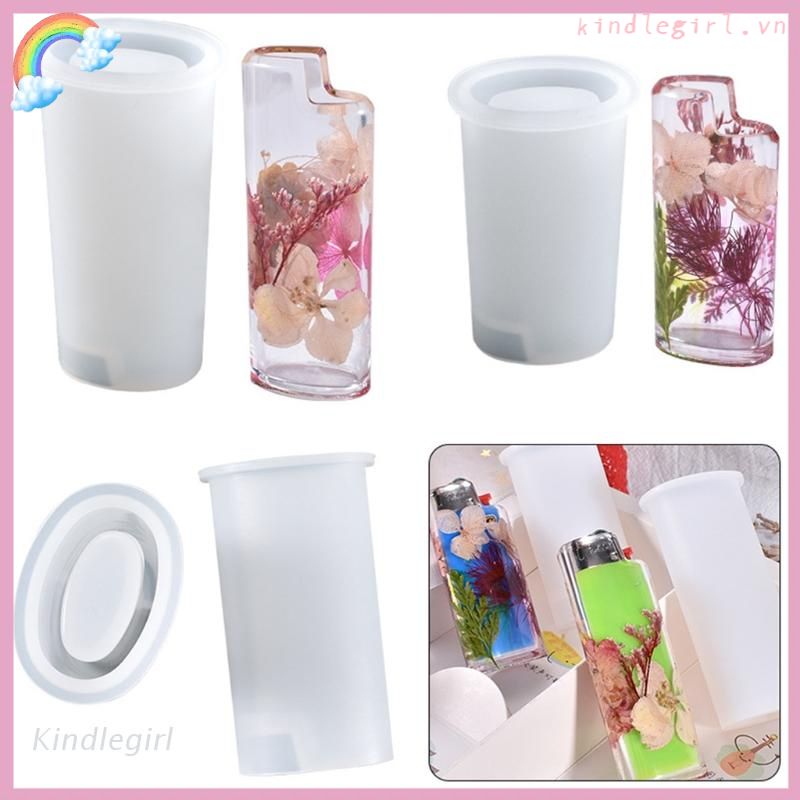 Khuôn Silicon Làm Hộp Bật Lửa Bảo Vệ Bằng Nhựa Resin Epoxy
