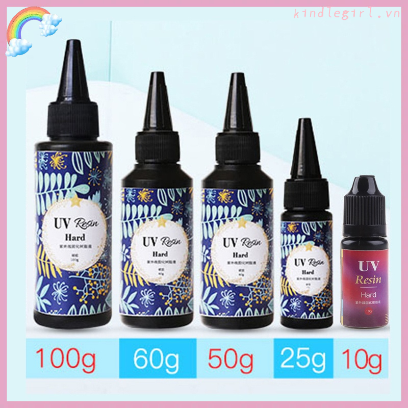 Keo Resin UV Resin Cứng Làm Vòng Tay DIY Sử Dụng Năng Lượng Mặt Trời