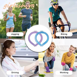 Summer Ice Cooling Ring đeo cổ làm mát ngoài trời, cảm giác lạnh, hỗ trợ thể thao