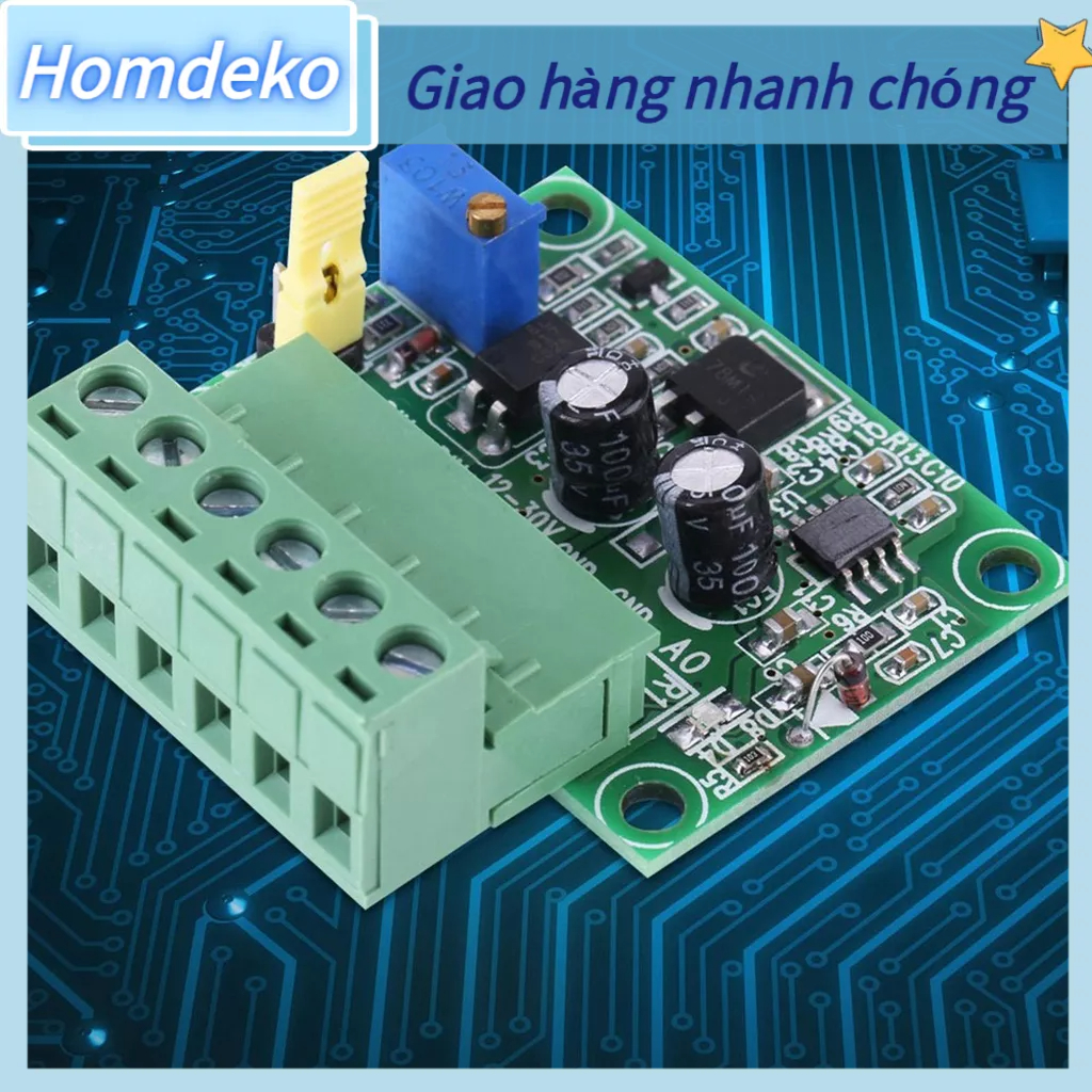 PWM-Spannungswandler-Modul 1–3 KHz – 0–10 V Analogausgang, 5 V/24 V Pegel, Einstellbar, Für SPS & Industrielle Steuerungen