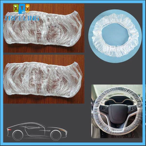Set 100 Vỏ Bọc Vô Lăng Xe Hơi Bằng Nhựa Dùng Một Lần Thông Dụng Chống Thấm Nước