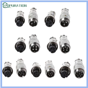 Bộ Phích Cắm Lỗ Cắm Nối GX16 Hàng Không 2/3/4/5/6/7/8 Chân