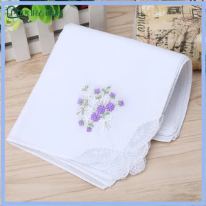 Set 6 chiếc khăn tay thêu ren phong cách cổ điển dành cho nữ