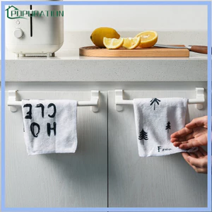 Towel Rack Over Door Towel Bar Hanging Holder for Bathroom Kitchen Cabinet Door