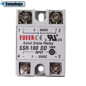 Mô Đun Rơ Le Ssr-100 Dd 100a 3-32v Dc Đầu Vào 5-60v Dc