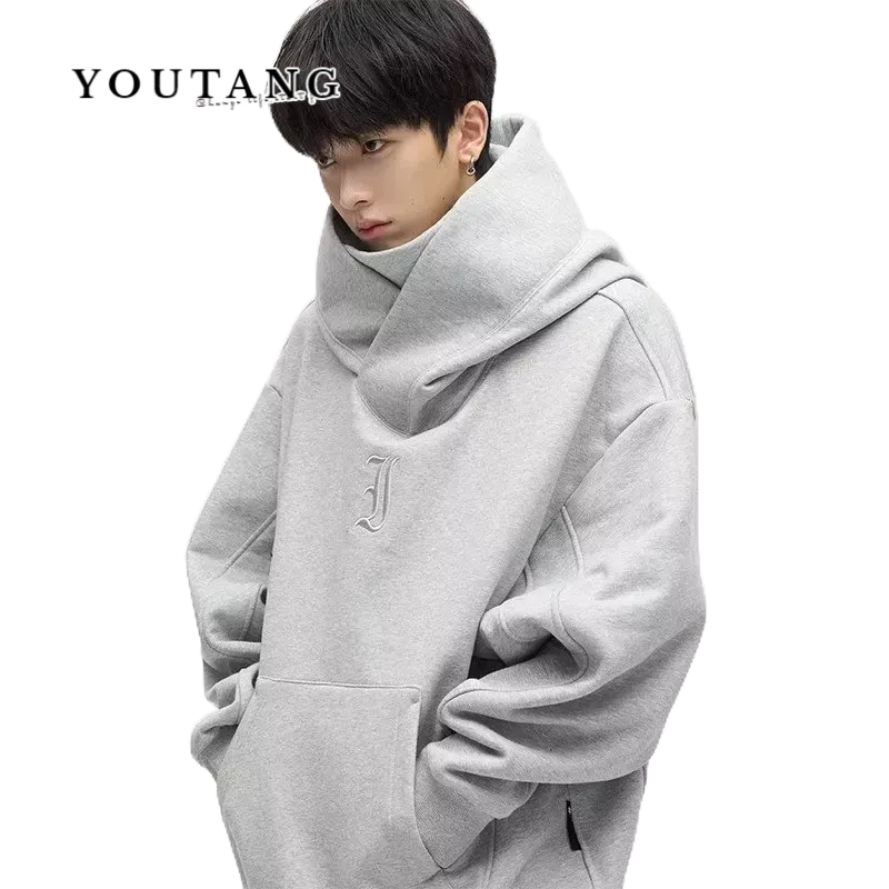 Youtang Áo Hoodie Cổ Cao Dáng Rộng Phong Cách Hip Hop Thời Trang Xuân Thu Đa Năng Shopee Việt Nam 2296