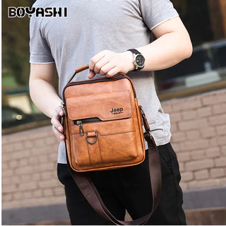 BOYASHI Túi Xách Đeo Vai Polo Phong Cách vintage Thời Trang Cho Nam