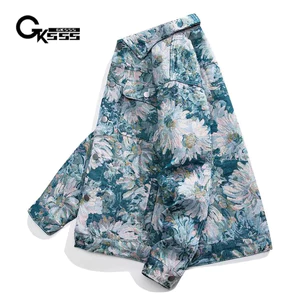 GKSSS Áo Khoác denim Tay Dài Phong Cách Thời Trang Mỹ Mới Dành Cho Nam Và Nữ