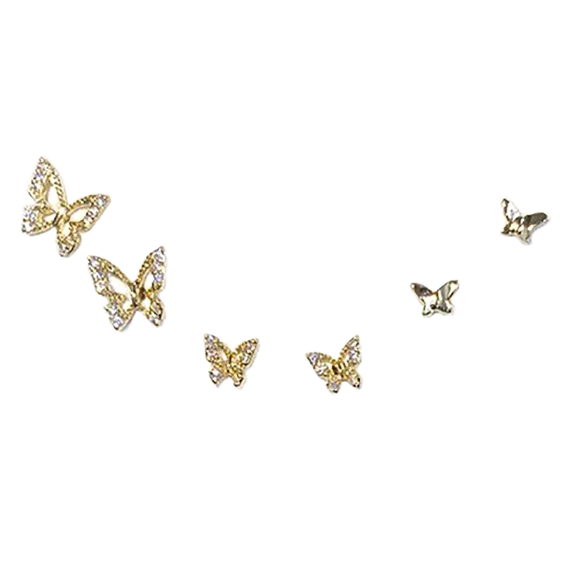 Bộ 6 Đôi Bông Tai Zircon Đơn Giản Mới Cho Nữ