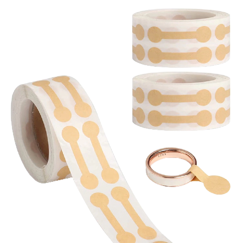 Set 500 nhãn dán QrhYK trưng bày nhẫn trang sức tiện dụng mới