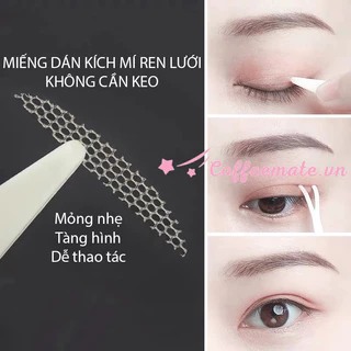 【CF】Dán mí, kích mí lưới ren (1 vỉ 48 miếng) siêu mỏng, tàng hình sẵn keo dùng với nước