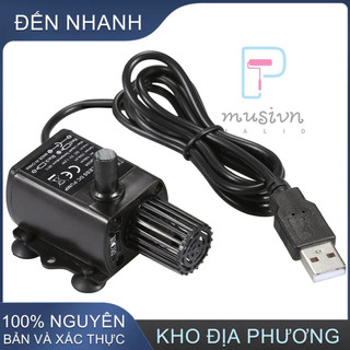 Máy bơm không chổi than USB DECDEAL, bộ lọc, siêu yên tĩnh, chống nước, DC5V, phun chìm, tuần hoàn bể cá 150L/h, 1,2W