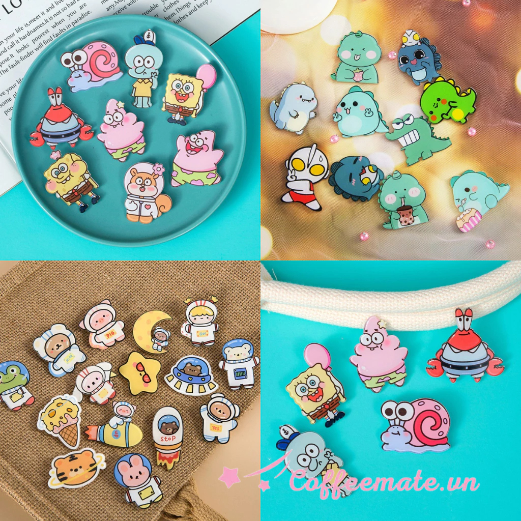 ⚡Ghim Cài Balo, Ghim Cài Quần Áo, Huy Hiệu Cài Balo Anime Cute, Ghim ...