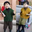 Phiên bản Hàn Quốc Áo len / Áo len dệt kim cho bé trai + Quần len