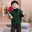 Phiên bản Hàn Quốc Áo len / Áo len dệt kim cho bé trai + Quần len