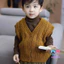 Phiên bản Hàn Quốc Áo len / Áo len dệt kim cho bé trai + Quần len