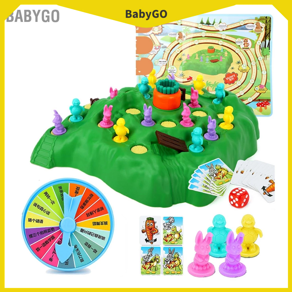 BabyGo Trò chơi hội đồng cạnh tranh Tortoise Bunny Trap giáo dục tương