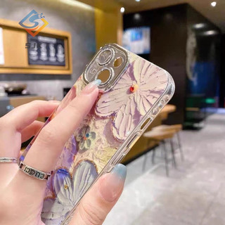 Ốp Điện Thoại Họa Tiết Hoa Mẫu Mới Bảo Vệ camera Cho iPhone 11 12 13 14 15 pro max 11 pro max