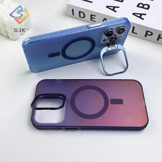 Sang Trọng Ốp Điện Thoại Cứng Nhám Từ Tính Bảo Vệ Ống Kính Cho iphone 15 pro max 14 13 12 11 pro max 15 plus