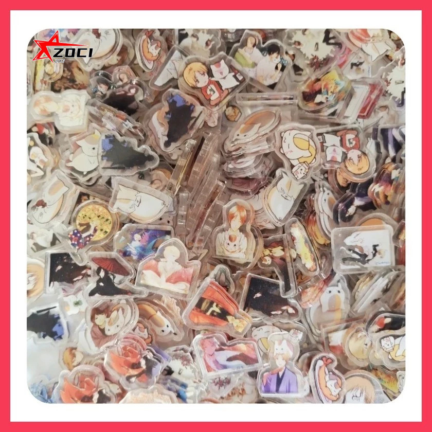 10 Miếng (Ngẫu Nhiên) 2cm Sách Của Những Người Bạn Của natsume natsume yuujinchou Madara natsume reiko Acrylic Mảnh Nhỏ Acrylic Handmade diy Vật Dụng Tiêu Dùng Acrylic Mảnh Mini Hỗn Hợp Gói