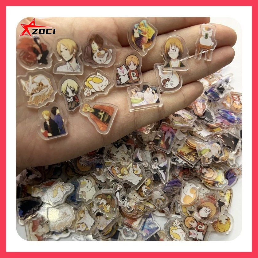 10 Miếng (Ngẫu Nhiên) 2cm Sách Của Những Người Bạn Của natsume natsume yuujinchou Madara natsume reiko Acrylic Mảnh Nhỏ Acrylic Handmade diy Vật Dụng Tiêu Dùng Acrylic Mảnh Mini Hỗn Hợp Gói