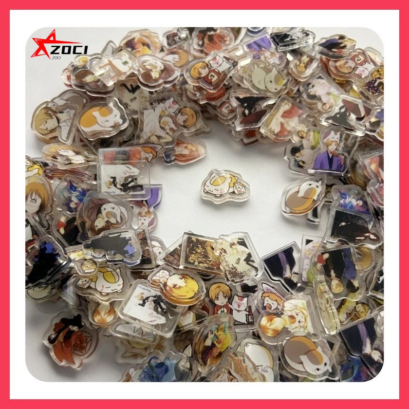 10 Miếng (Ngẫu Nhiên) 2cm Sách Của Những Người Bạn Của natsume natsume yuujinchou Madara natsume reiko Acrylic Mảnh Nhỏ Acrylic Handmade diy Vật Dụng Tiêu Dùng Acrylic Mảnh Mini Hỗn Hợp Gói