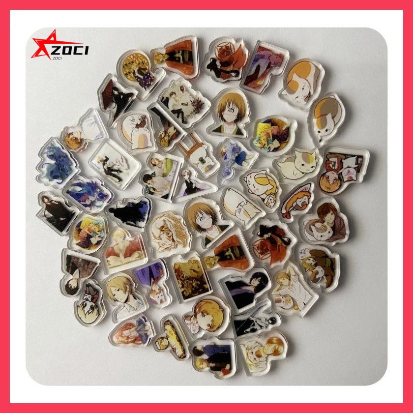 10 Miếng (Ngẫu Nhiên) 2cm Sách Của Những Người Bạn Của natsume natsume yuujinchou Madara natsume reiko Acrylic Mảnh Nhỏ Acrylic Handmade diy Vật Dụng Tiêu Dùng Acrylic Mảnh Mini Hỗn Hợp Gói