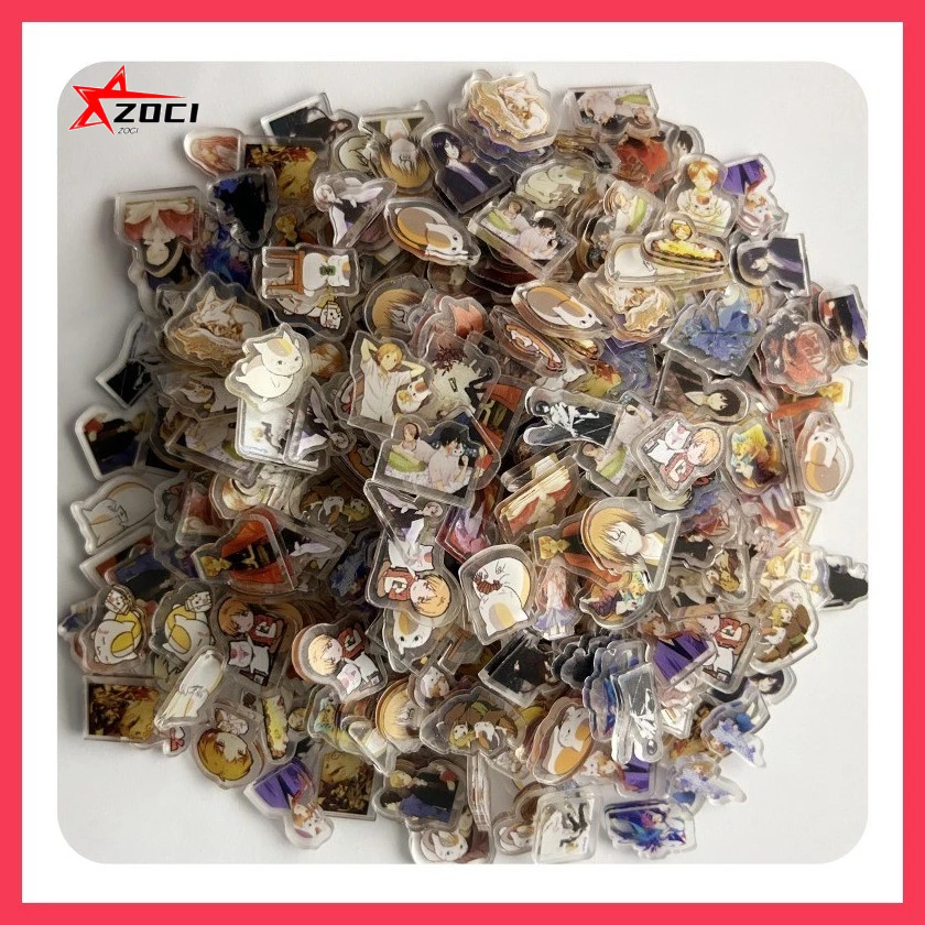 10 Miếng (Ngẫu Nhiên) 2cm Sách Của Những Người Bạn Của natsume natsume yuujinchou Madara natsume reiko Acrylic Mảnh Nhỏ Acrylic Handmade diy Vật Dụng Tiêu Dùng Acrylic Mảnh Mini Hỗn Hợp Gói