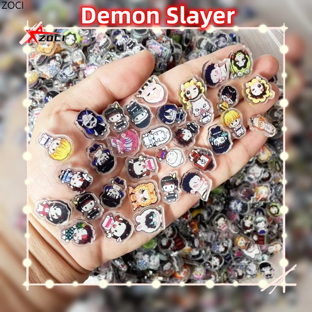 10 Miếng (Ngẫu Nhiên) 2cm Demon Slayer Tomioka Nezuko Zenitsu shinobu Tấm Acrylic DIY Phụ Kiện Lắc Phụ Kiện Âm Nhạc Nhiều Phong Cách Vỏ Điện Thoại Hỗn Hợp