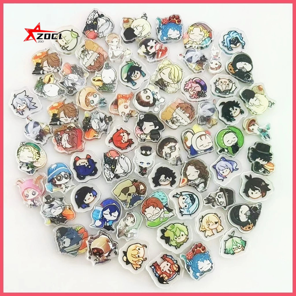 10 Miếng (Ngẫu Nhiên) 2cm Identity V Joker Tracy Reznik Lucky Guy Michiko Acrylic Mảnh Phụ Kiện Handmade diy Trang Sức Lắc Tóc Hạnh Phúc Dây Quà Tặng Học Sinh Không Chất Liệu