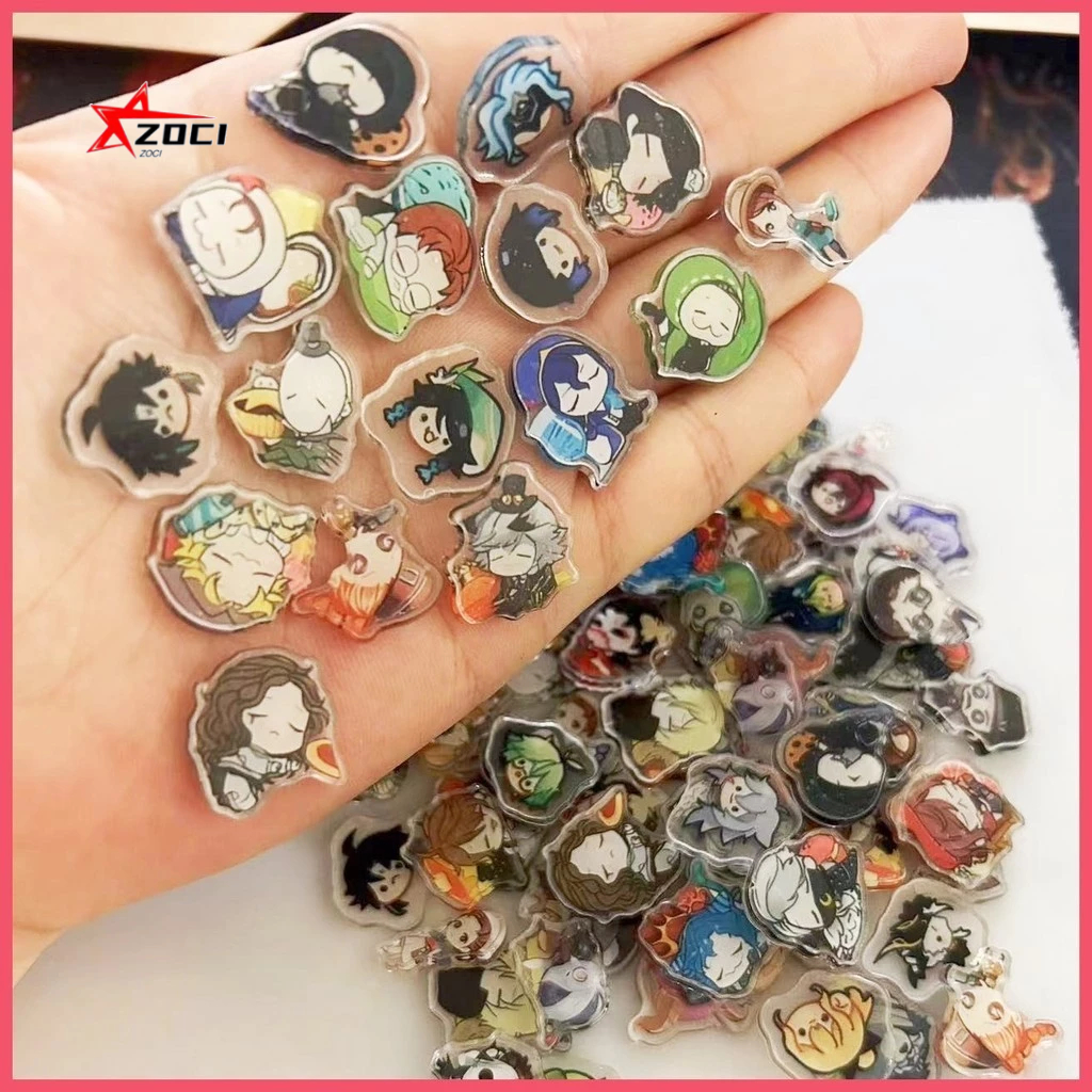 10 Miếng (Ngẫu Nhiên) 2cm Identity V Joker Tracy Reznik Lucky Guy Michiko Acrylic Mảnh Phụ Kiện Handmade diy Trang Sức Lắc Tóc Hạnh Phúc Dây Quà Tặng Học Sinh Không Chất Liệu