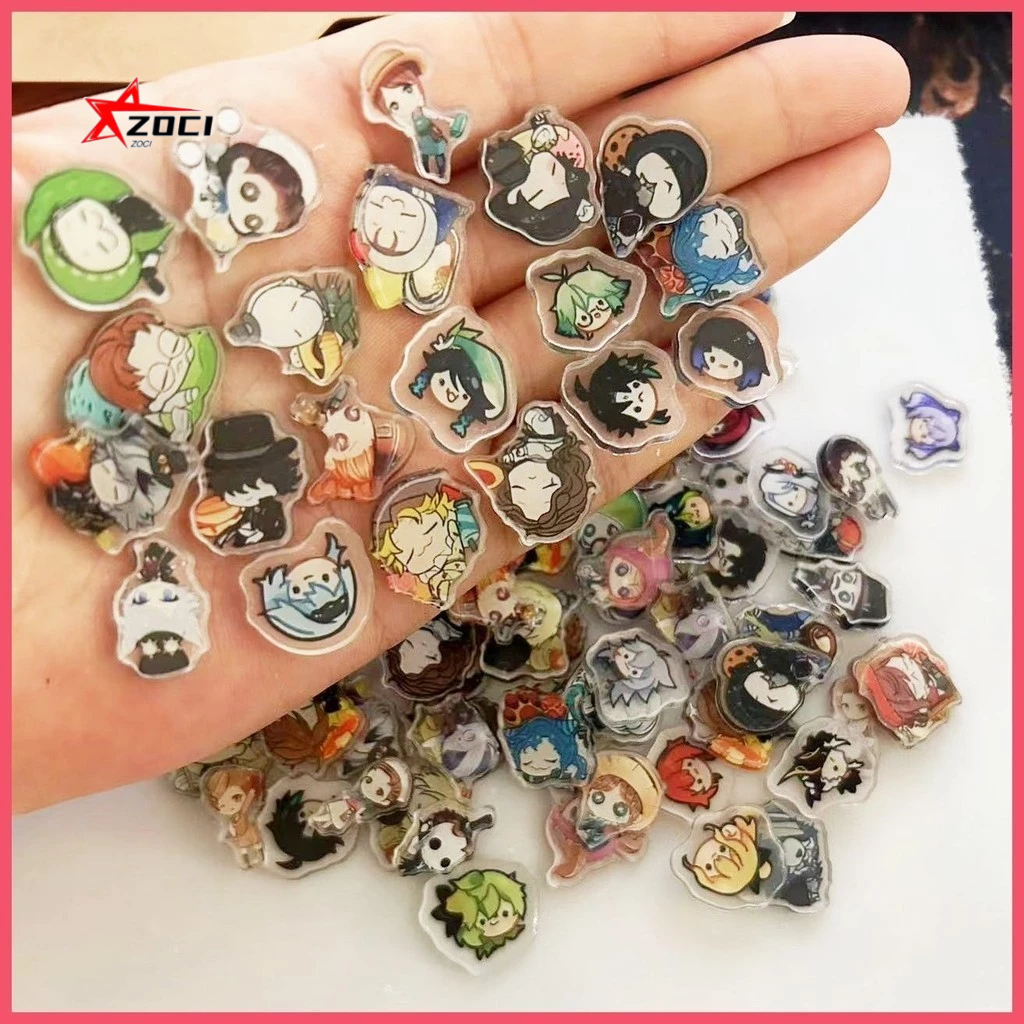 10 Miếng (Ngẫu Nhiên) 2cm Identity V Joker Tracy Reznik Lucky Guy Michiko Acrylic Mảnh Phụ Kiện Handmade diy Trang Sức Lắc Tóc Hạnh Phúc Dây Quà Tặng Học Sinh Không Chất Liệu