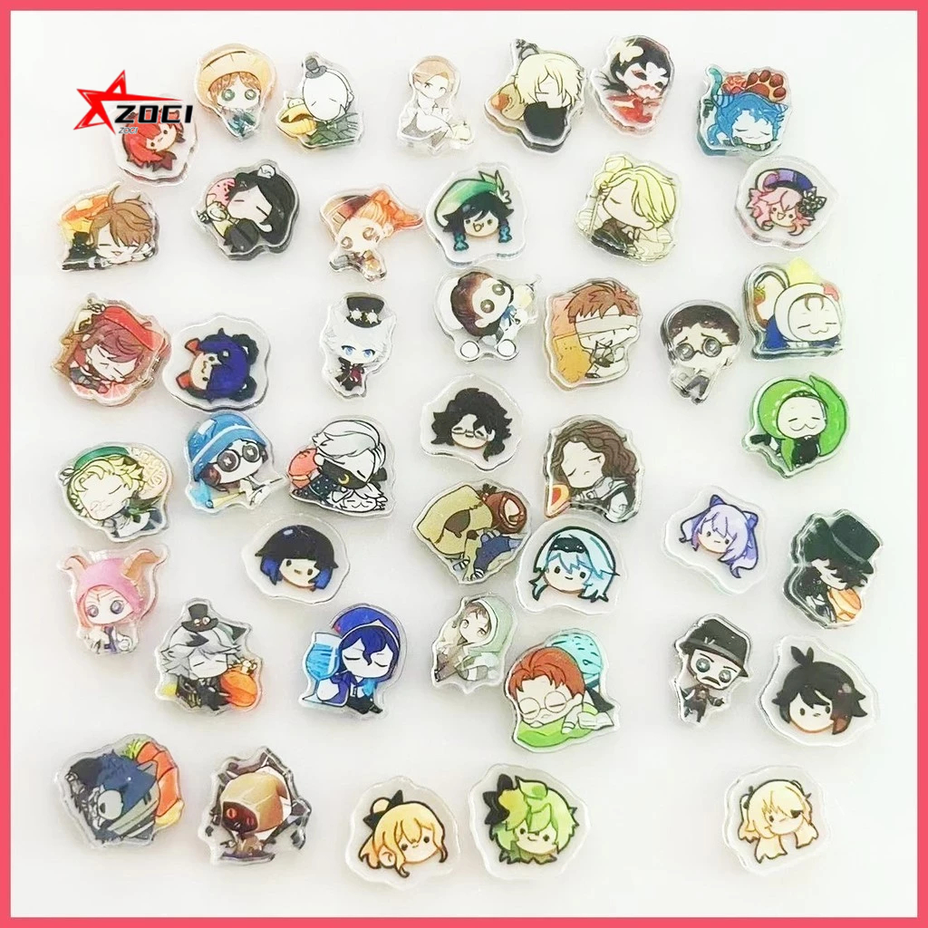 10 Miếng (Ngẫu Nhiên) 2cm Identity V Joker Tracy Reznik Lucky Guy Michiko Acrylic Mảnh Phụ Kiện Handmade diy Trang Sức Lắc Tóc Hạnh Phúc Dây Quà Tặng Học Sinh Không Chất Liệu