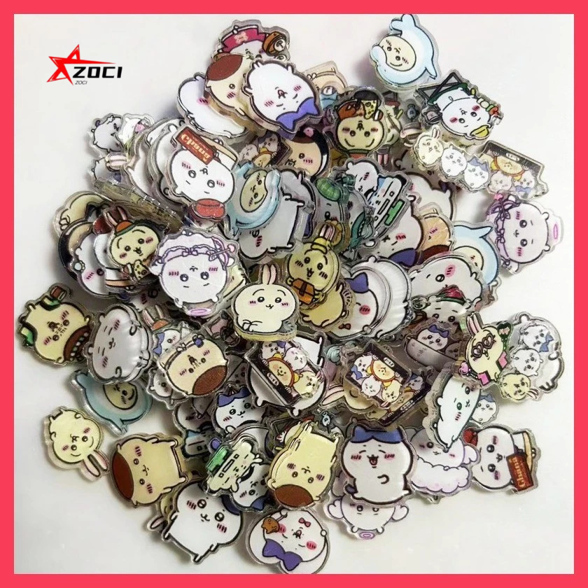 10 Miếng (Ngẫu Nhiên) 2cm chiikawa Acrylic Tấm diy Tiện Ích Mini Ngôi Sao Hoạt Hình Truyện Tranh Acrylic
