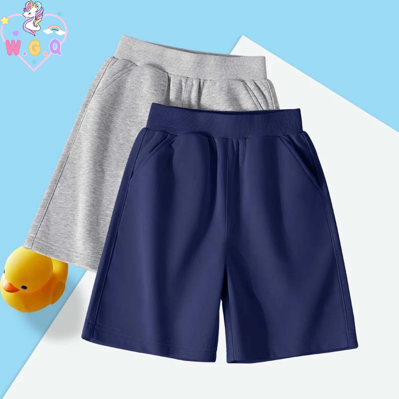 W.G.Q Quần đùi bé gái，100% cotton vải，Mềm mại thoải mái，Với in dễ thương