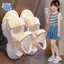 2024 Phong Cách Mới Bé Gái Thể Thao Giày Sandal Mũi Mở 26-38 Size Nữ Học Sinh Giày Đi Biển Đế Mềm