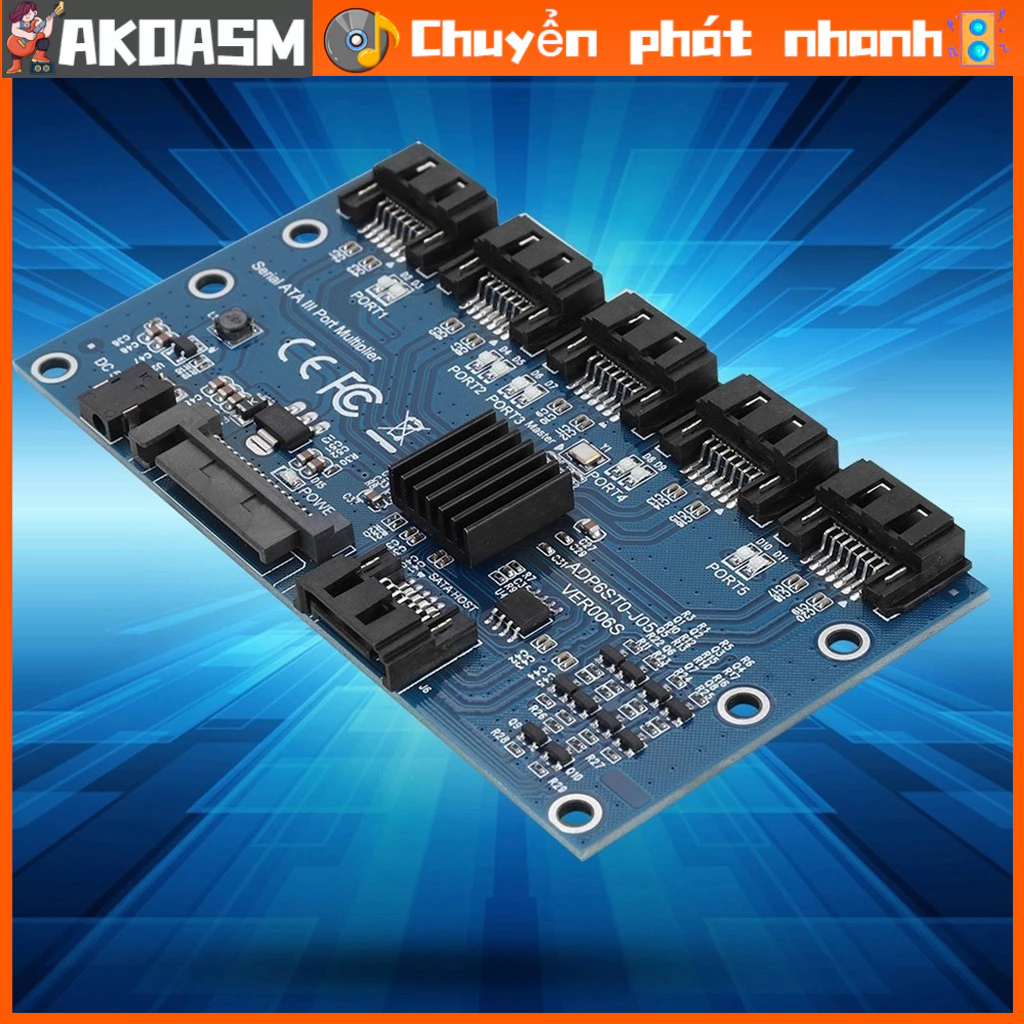AKOASM SATA3.0 1 đến 5 Đĩa Cứng Bộ Chuyển Đổi Bo Mạch Chủ Giao Diện ...