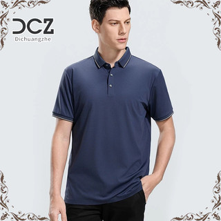 Dichuangzhe Business Casual POLO Áo Sơ Mi Nam Mùa Hè Ve Áo Tay Ngắn