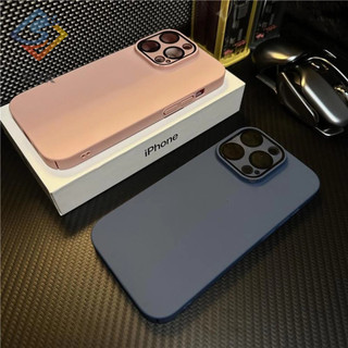 Bảo hiểm toàn diện với logo Slim Matte iPhone 15Pro Max Vỏ cứng màu vàng tím hồng xám có bảo vệ ống kính máy ảnh cho iPhone 15 14 13 12 11 Pro Max 14Plus 15Plus