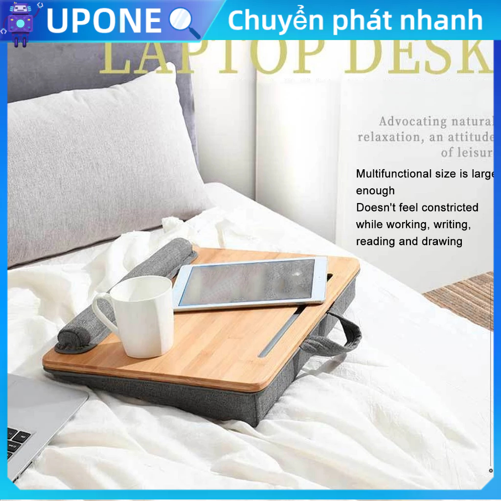 [Trong Kho] Bàn làm việc có đệm Góc nghiêng máy tính xách tay di động ...