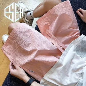 Quần short nam ESEA mùa hè mới phong cách dopamine dáng rộng quần short thể thao khô nhanh thông thường