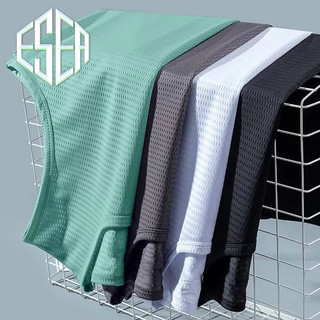 Áo vest nam ESEA Mùa hè mới Nhật Bản phong cách Harajuku băng lụa vải thể thao thể thao áo vest khô nhanh