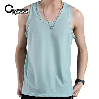 Áo vest nam Gksss Mùa hè mới Nhật Bản phong cách Harajuku băng lụa vải thể dục thể thao áo vest khô nhanh