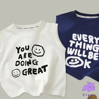 Áo vest trẻ em cotton nguyên chất mới 2024 mỏng thường ngày thoải mái